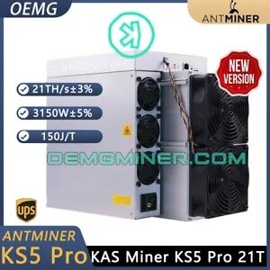Bitmain Antminer KS5 20Th 3000W Kas Miner Asic, Venda quente, Novo