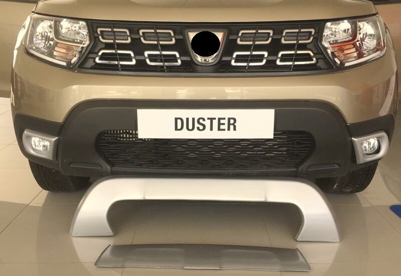 Placa de parachoques delantero A + para Dacia Duster 2 2018 +, accesorios de coche, divisor de labios, difusor de alerón de carrocería, faldas laterales, alerón de coche