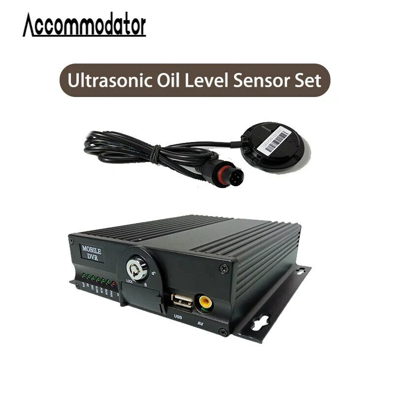 Truck ultrasonic fuel consumption monitoring sensor fuel tank remote monitoring return GPS positioning to prevent theft