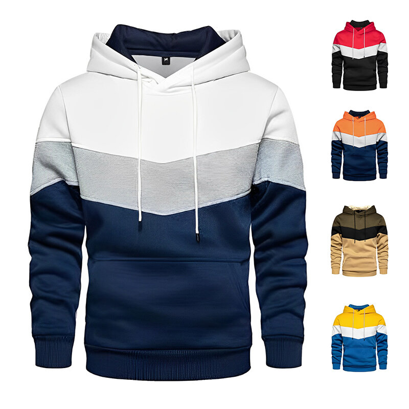 Camisola de capuz térmico com capuz masculino, roupas esportivas casuais, preto, outono, inverno, ao ar livre, moda de rua