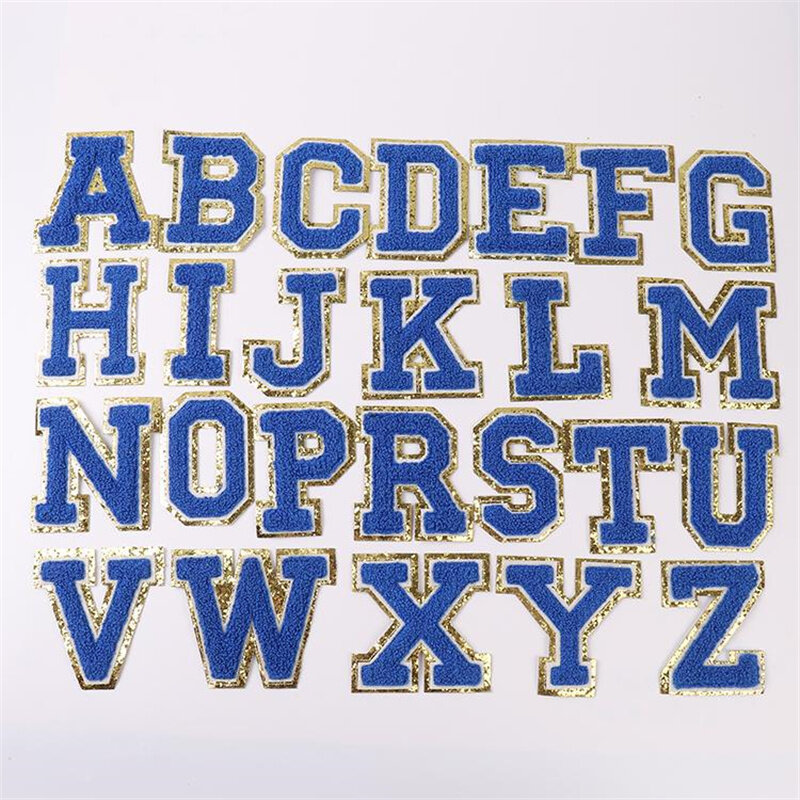 26pc/set Alphabet Sticker Size 8cm Letter Iron on Patch DIY Bag Accessories Diy Bag Kit