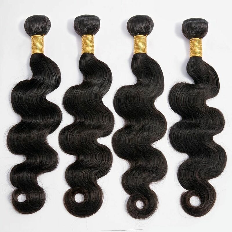 Doczepy typu Body Wave peruwiański ludzkie włosy splot wiązki 1 3 4 oferty pakietowe naturalny kolor 10-30 Cal przedłużanie dziewicze włosy wyprzedaż