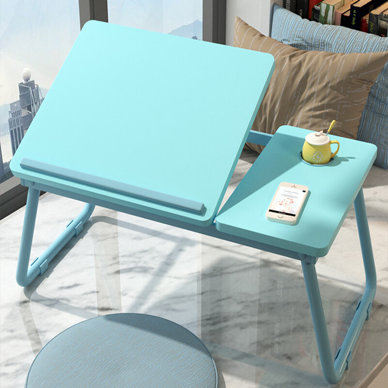 Folding Laptop Desk for Bed & Sofa Laptop Bed Tray Table Desk Portable Lap Desk for Study and Reading Bed Top Tray Table