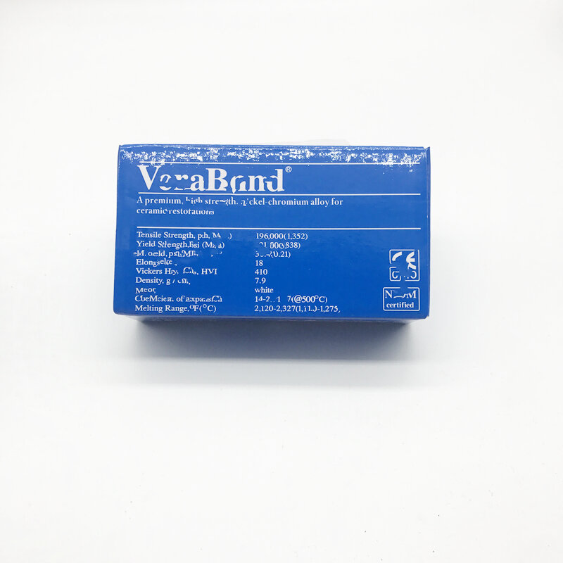Verabond 니켈 크롬 합금 NICR 치과 금속 합금, 세라믹 복원용, 1000g