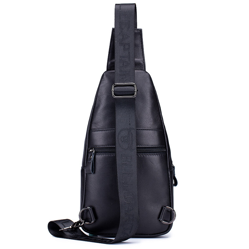 Мужская нагрудная сумка BULLCAPTAIN Classics, Модная стильная повседневная сумка из натуральной кожи, деловая вместительная кожаная сумка, 2023