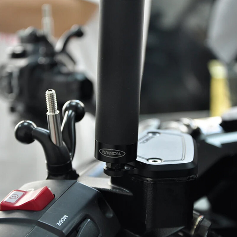 Panical 범용 오토바이 조정 가능한 파노라마 셀카 스틱 장착 핸들 바 브래킷, 오토바이 360 액세서리에 적합