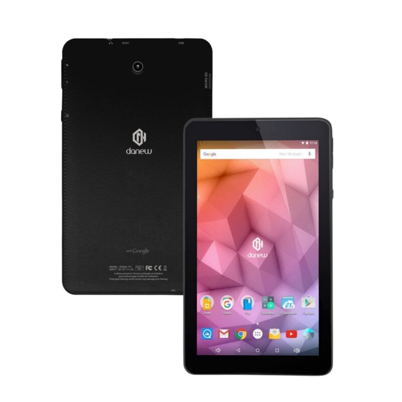 Android 7.1 Quad-Core Tablet para Crianças, Novo Tablet, 1GB RAM, 8GB ROM, 1024x600IPS, RK3126, Cortex, A7, 7.0"