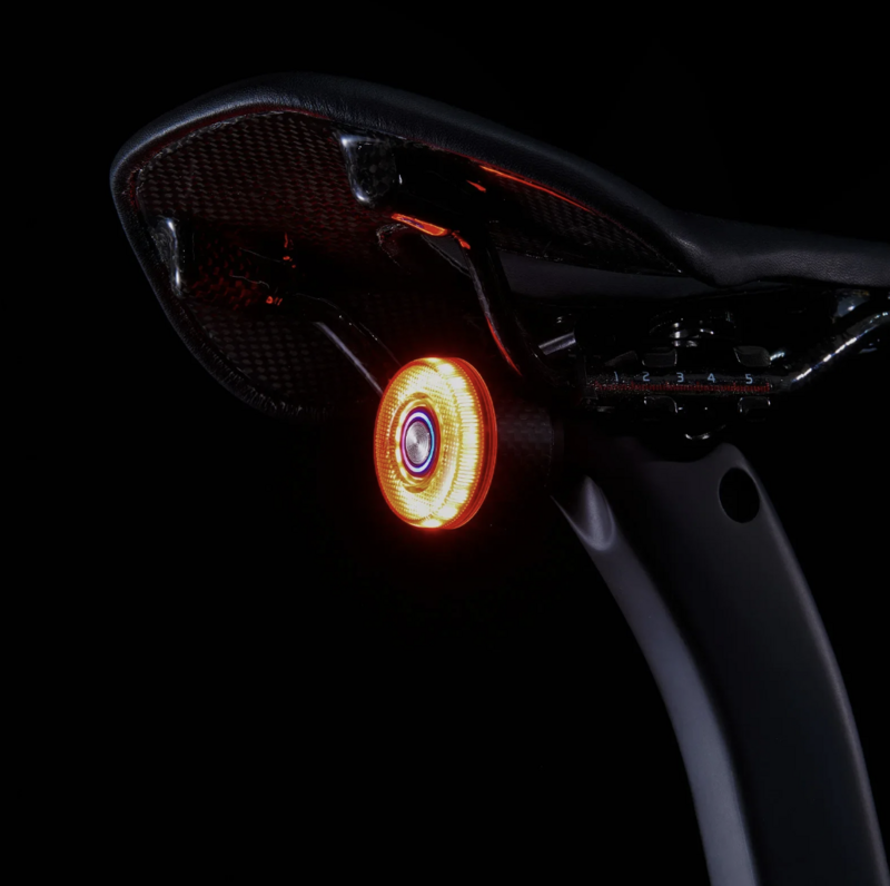 Liteskin-luz trasera inteligente para bicicleta de montaña, linterna LED de alta visibilidad con sensor de freno y carga USB