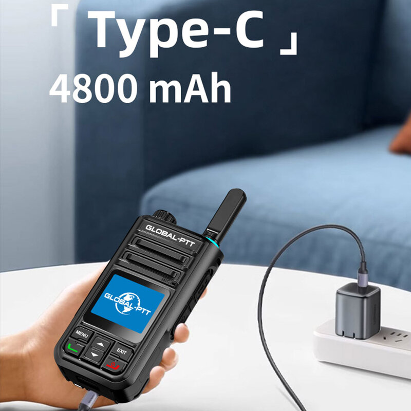 2 pz GLOBAL-PTT G9 POC radio bidirezionale Mini walkie talkie professionale comunicazione portatile a lungo raggio 5000km con SIM annuale