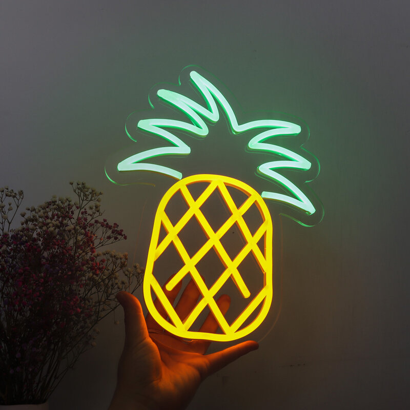 Ananas led neon sign fruit flex neon logo