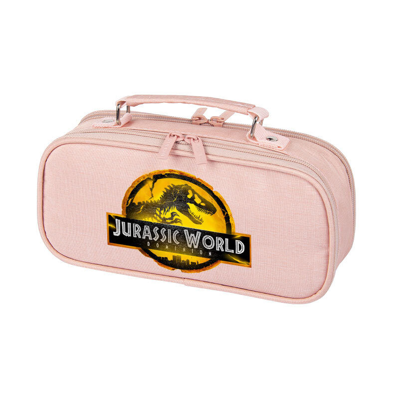 Сумка-карандаш Jurassic World Dominion, многослойная большая емкость, детский студенческий пенал, коробка для канцелярских принадлежностей, сумка для хранения канцелярских принадлежностей