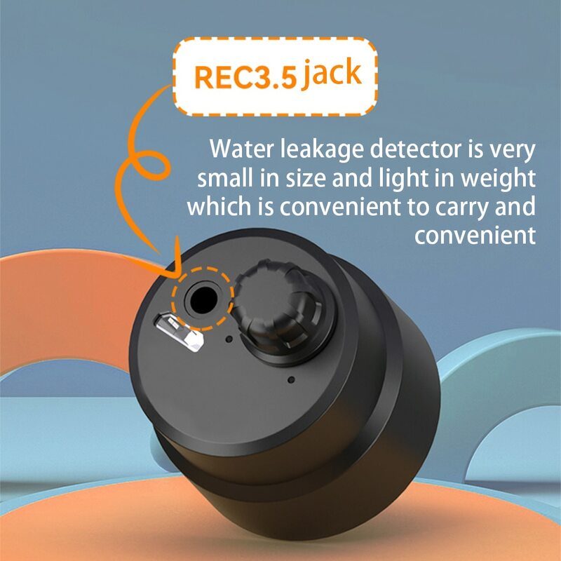Wasser leck detektor wiederauf ladbare tragbare Rohr Voice Listen Tester Checker Haushalts erkennungs werkzeug für Klempner