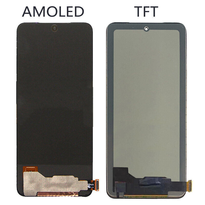 AMOLED Digital LCD Display Touch Screen com Moldura, substituição para Xiaomi Redmi Nota 12S, 2303cra44A, 6,43"