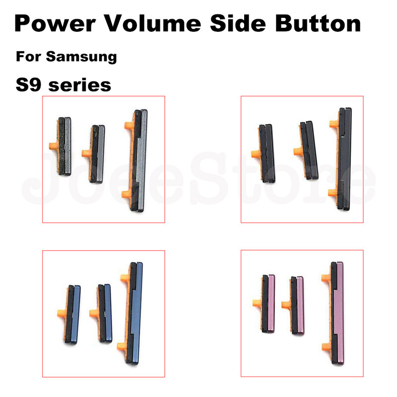Power Volume Side Button Switch Control Key For Samsung Galaxy S8 S9 S10 Plus Volume Button + Power ON / OFF Replacement Parts