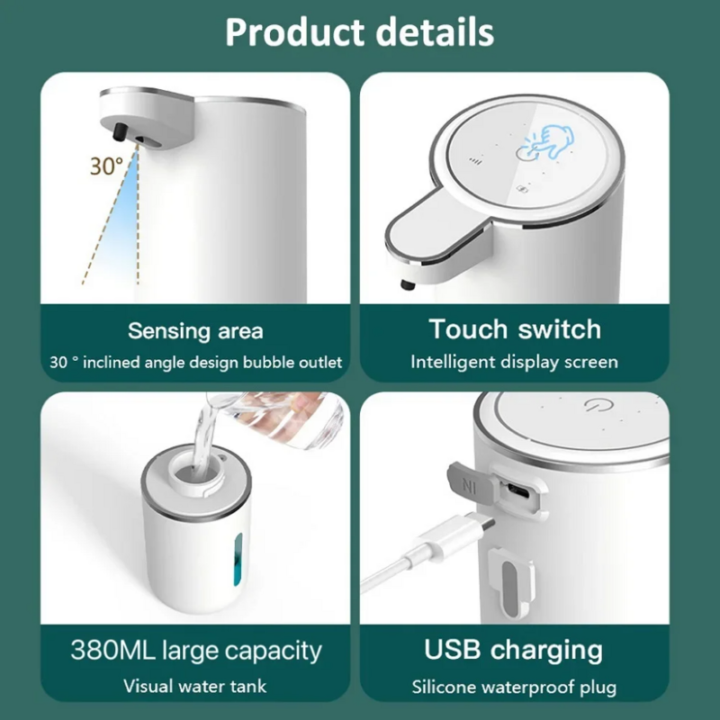Дозатор для мыла Xiaomi Mijia Mi, автоматический диспенсер для мытья рук с инфракрасным датчиком, 0,25 сек