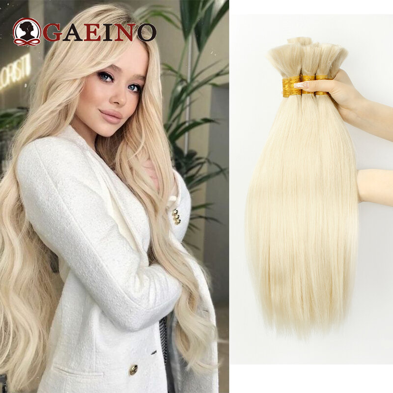 Прямые объемные волосы для плетения человеческие волосы для наращивания Remy индийские человеческие волосы без плетения 1001 # цвет 16 "-28" прямые косички