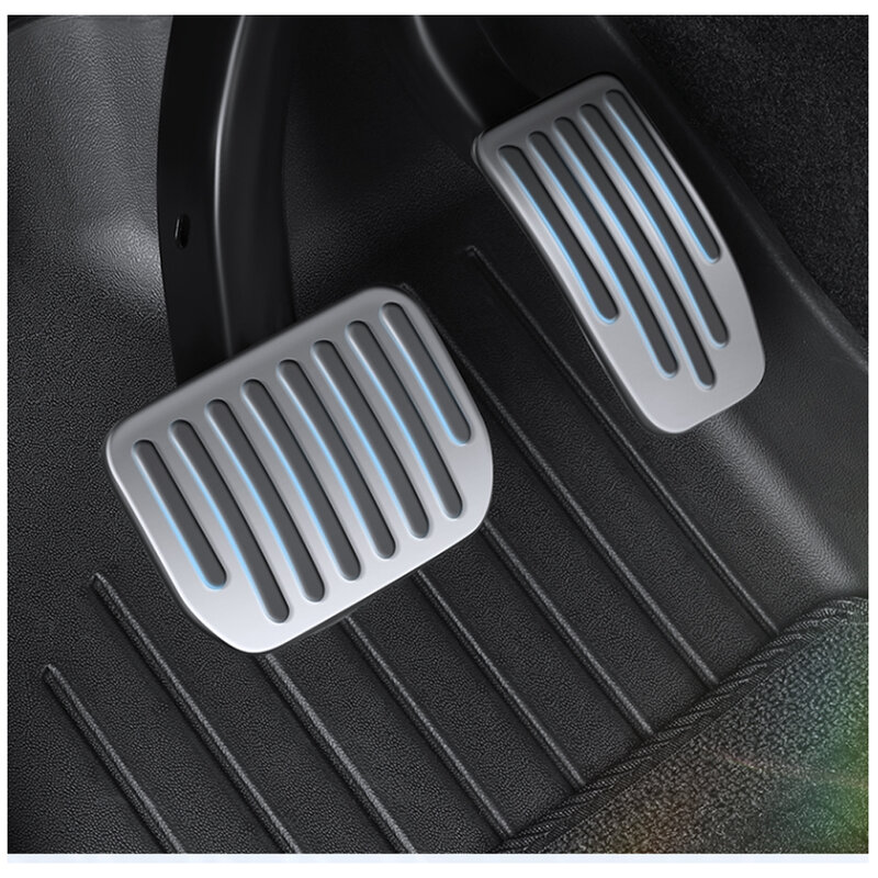 Auto Roestvrijstalen Pedaal Voor Mercedes Benz Glc Gle Ml 250 200 X253 C253 W166 W167 Antislip Rem Voetensteun Pad Cover Accessorie