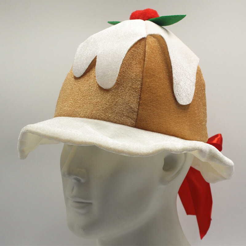 Cappello da budino natalizio Unisex donna uomo natale babbo natale adulto