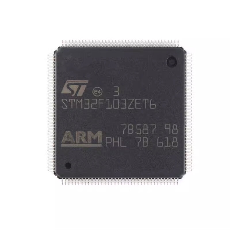 LQFP144 Chip IC, STM32F103ZET6, marca original novo, 100% de qualidade, MCU MPU