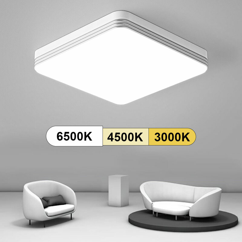 Modern LED ceiling lights New Round /Square 18W 24W 36W 48W Cold Warm Natural light LED fixtures ceiling lamps for living room
