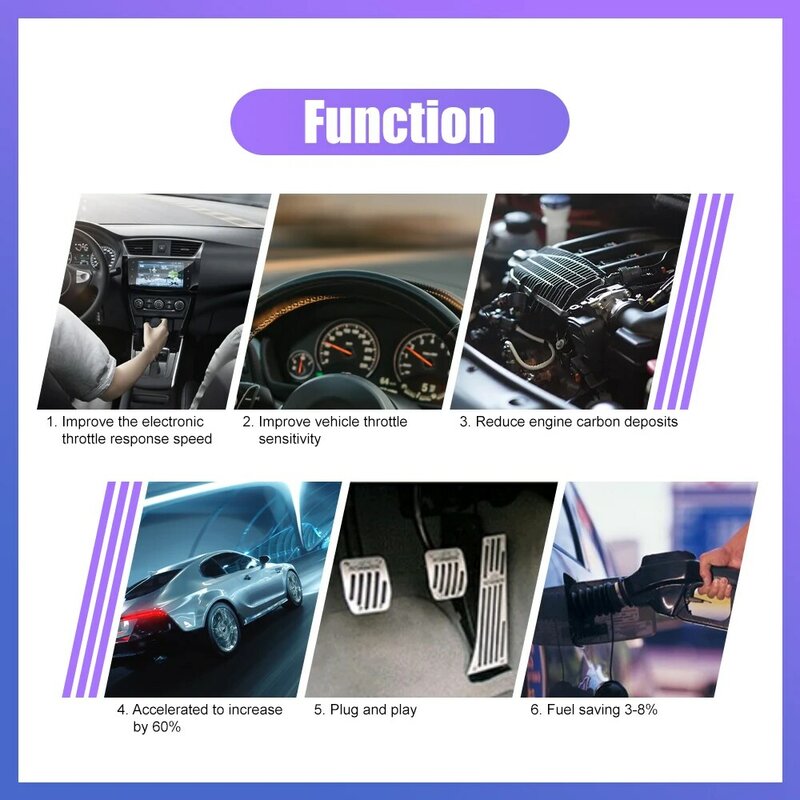 Controlador electrónico de acelerador de coche, potenciador potente de acelerador de carreras para VW, SKODA, SEAT, AUDI, Porsche (B), accesorio de piezas de afinación