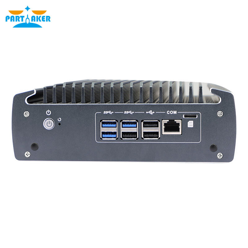 Безвентиляторный мини-ПК 6 дюймов, Intel I225-V 2.5GbE NIC 1xHD 1xDP TPM2.0, фрезерный маршрутизатор, VPN сервер, ESXI, прочный микро-экран, устройство