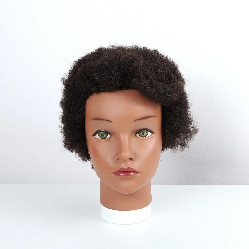 Friseur Kopf Manequin für Perücken Tete eine Professionelle Stil Styling Haar Mannequin Köpfe Friseure afro verworrene menschenhaar