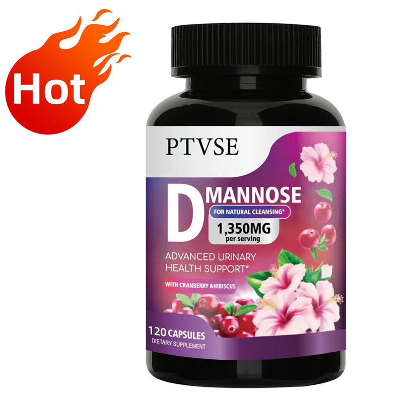 100% органические капсулы D-Mannose с клюквой
