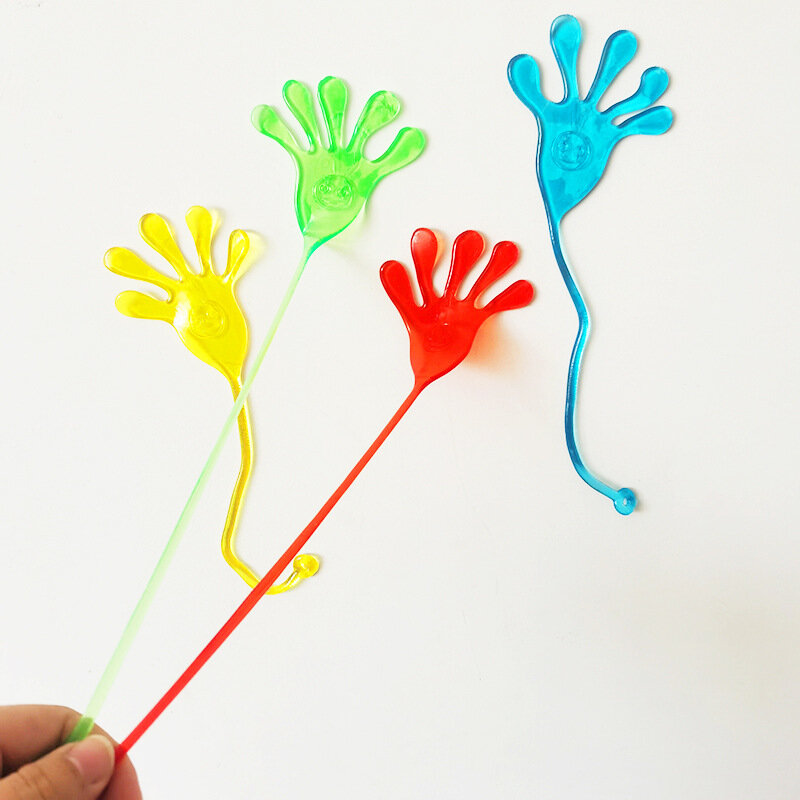 5-20 قطعة مطاطية مطاطية لزجة النخيل تسلق اليدين صعبة لعب الأيدي لزجة صغيرة لعب للأطفال ألعاب الحفلات المفضلة