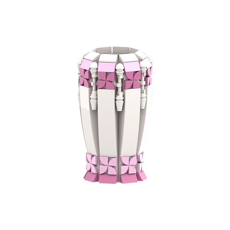 Gobricsmoc-ひまわりの花瓶の色の花瓶,ビルディングブロック,装飾モデルブロック,子供のおもちゃ,ギフト