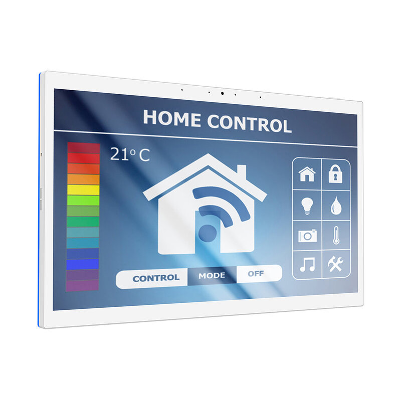 15.6 Inch Android Touchscreen Smart Home Control Panel, Wifi 6, Rj45, Poe, Zigbee/Materie Protocal, Relais, Rs232, Rs485, Type-C