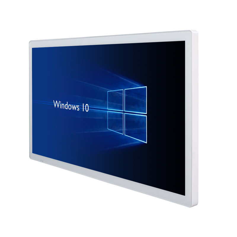 Kiosco de pantalla táctil Windows de 32 pulgadas, procesador i3 de 10. ª generación, 8GB DDR3, SSD de 128GB, HDMI, VGA, RJ45, WiFi, temporizador de encendido/apagado