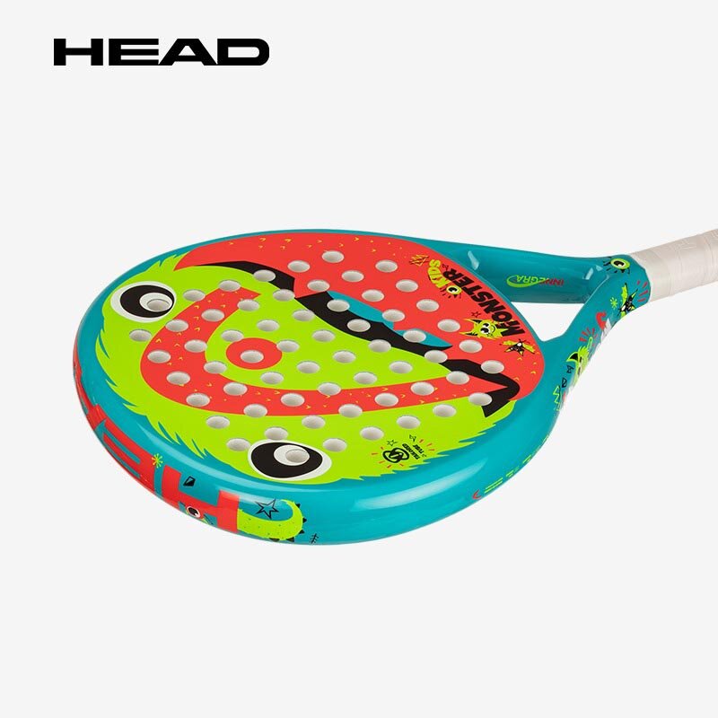 HEAD Monster Kids Padel Teen Kids Paddle Teenager Padel Cage racchetta da Tennis Monster Kids 300g Carbon Composite