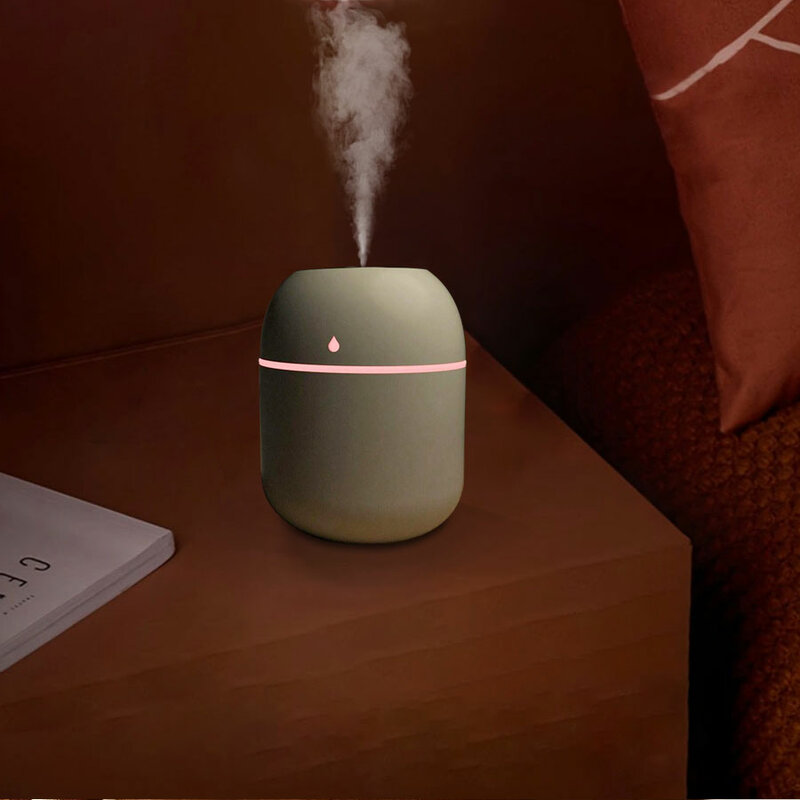 220ml USB Portable Home Humidifier & Aroma Diffuser - Cool Mist Air Freshener for Back to School Supplies