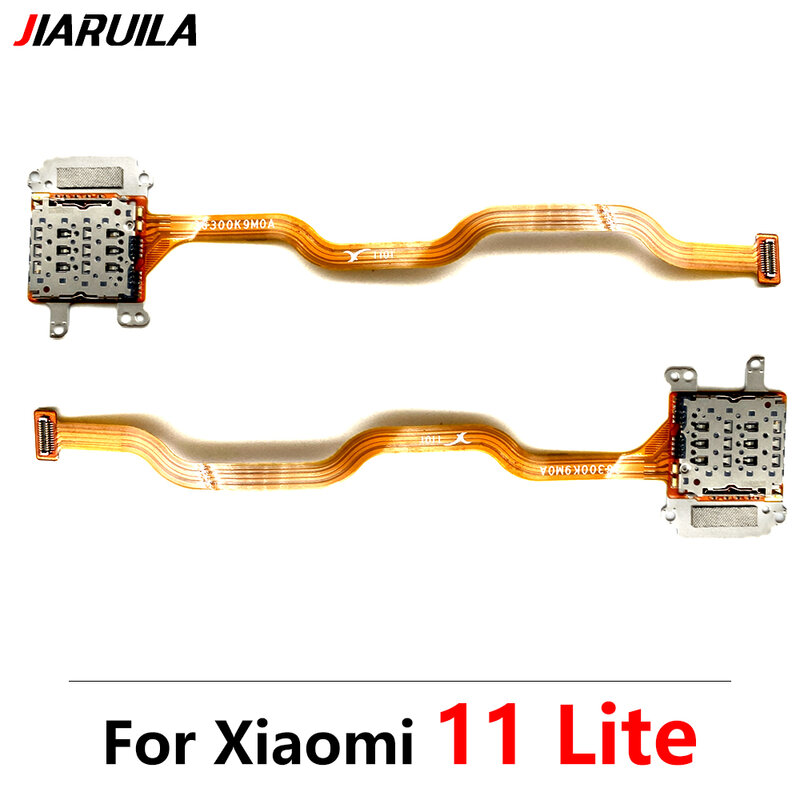 Nuovo per Mi 11 Lite SIM Card Holder vassoio Slot Reader Socket Flex Cable per Xiaomi 11 Lite 5G