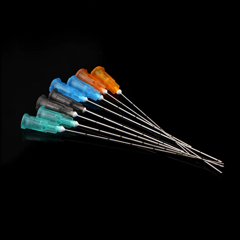 50/100PCS disposable injection thin blunt head cannula 14G 90mm 18G uric acid facial filling nasal micro blunt head cannula