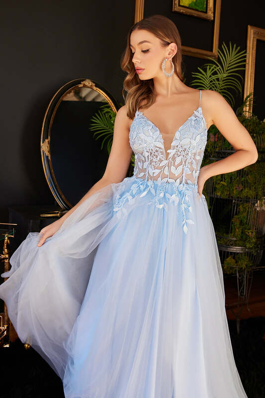 Women'S Spaghetti Strap Prom Dress Lace-Up Appliques A-line Long  Formal Eveninig Dresses Homecoming Graduate Wedding Party Gown