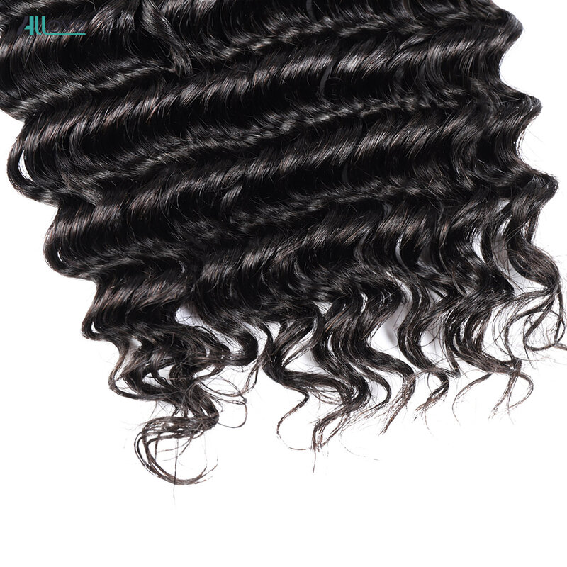 Cheveux humains Deep Wave pour tressage, 100% non transformés, sans trame, extensions en vrac, cheveux brésiliens Remy