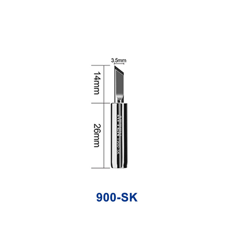 ATTEN 936 납땜 스테이션용 정품 T900-M 팁, 납땜 인두 전기 교체 팁