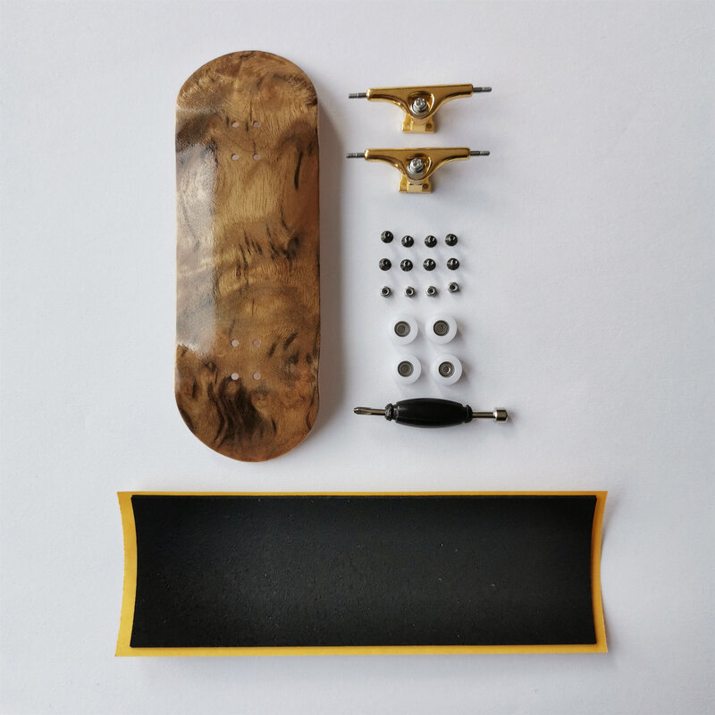 New Shape Truck Fingerboard 34mm Complete Finger Skate Board Set Professional Mini Skateboard Toys for Fingerboarders
