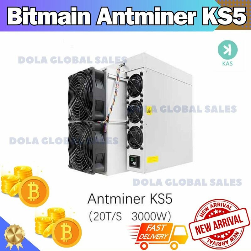 Bitmain Antminer KS5 20Th 3000W Kas Miner Asic Miner Kaspa, nuevo