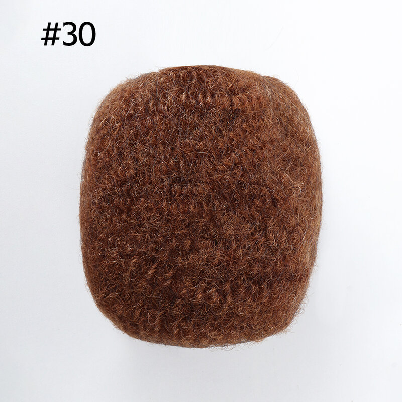 Orientfashion 100% capelli umani Afro crespo brasiliano naturale nero Crochet Remy Dreadlocks può essere sbiancato #30 colore 12 pollici 6pack