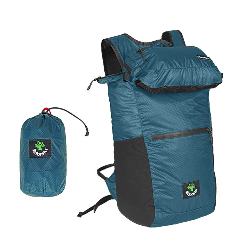 2 em 1 mochila leve resistente à água, pacote portátil da fanny-cintura para o acampamento do curso ao ar livre