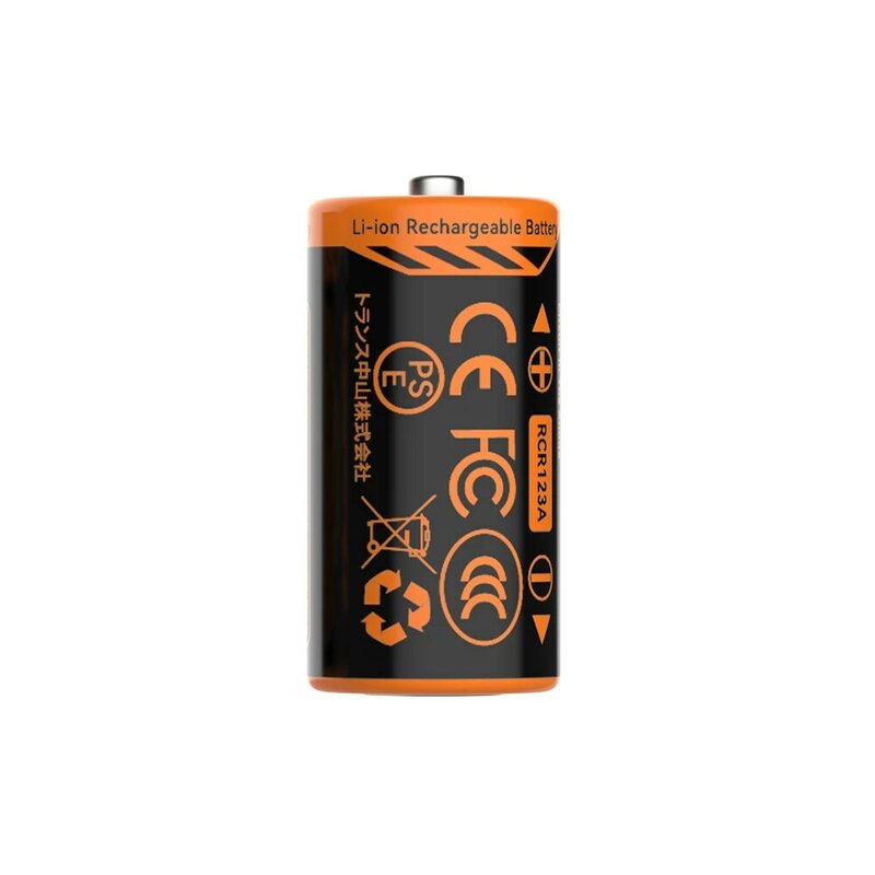 Batteria FLEXTAILGEAR ZERO 650CHT-batteria ricaricabile agli ioni di litio RCR123A ad alte prestazioni compatibile con pompa ZERO