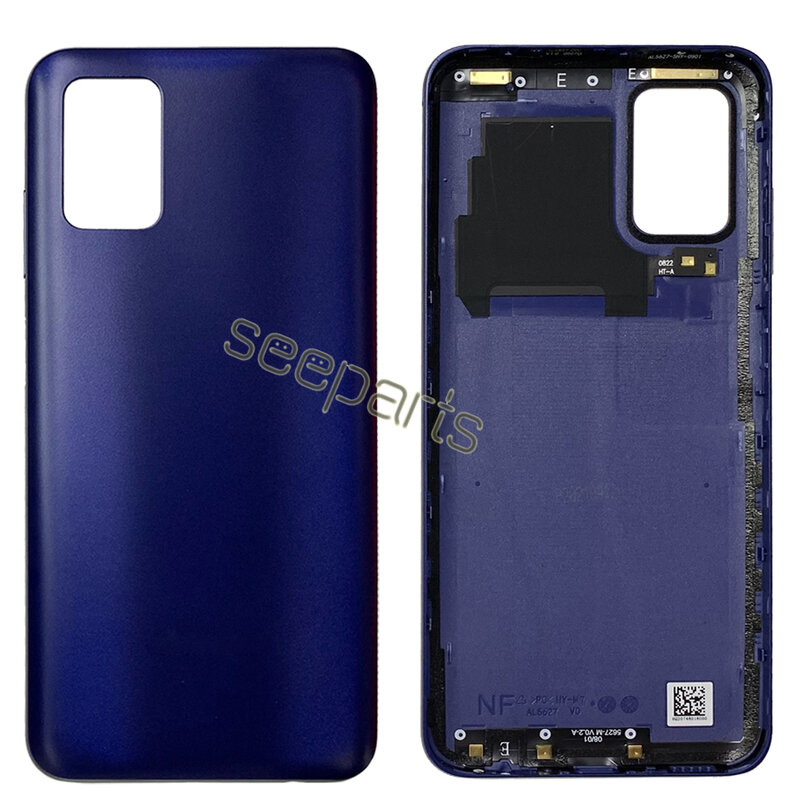 Задняя крышка батарейного отсека для Samsung Galaxy A03S, задний корпус, запасные части для Samsung A03S A037F A037 A037U, Крышка батарейного отсека