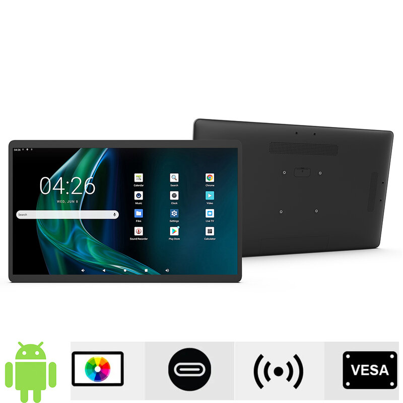 24-дюймовый сенсорный экран android, интерактивный дисплей с полнофункциональным монитором, ПК геймерский, экран in-cell, Wi-Fi, RJ45, микрофон