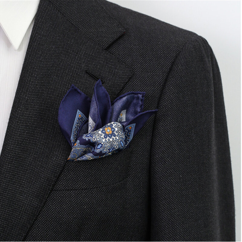 Zumbang-男性用ハンカチ、ビジネススーツ、ポケット、正方形、ハンカチ、ファッションアクセサリー