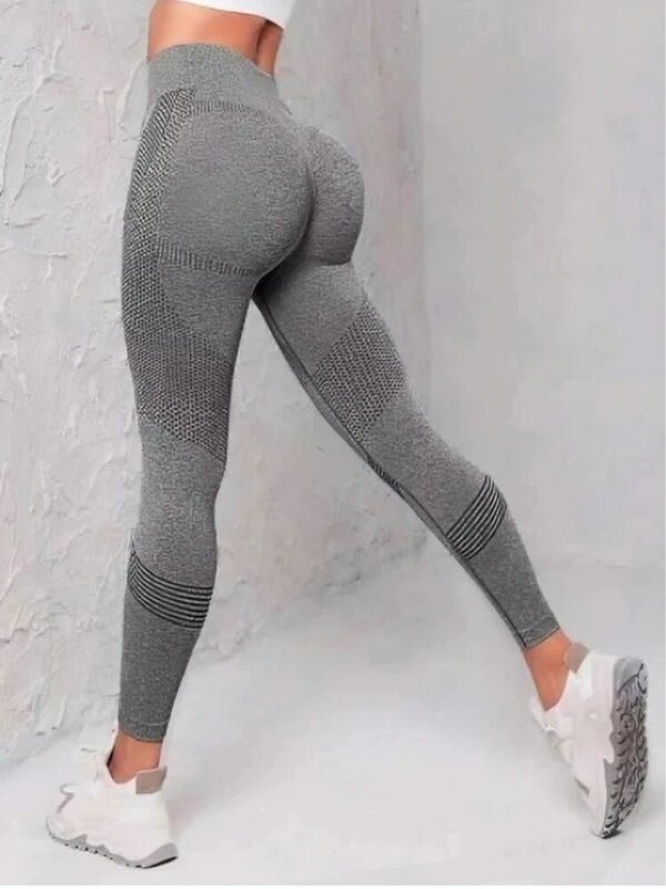 High Waist Seamless Women Yoga Leggings Workout Sports Leggings Stretchable Tights Bubble Butt Push Up Pants Fitness Clothes