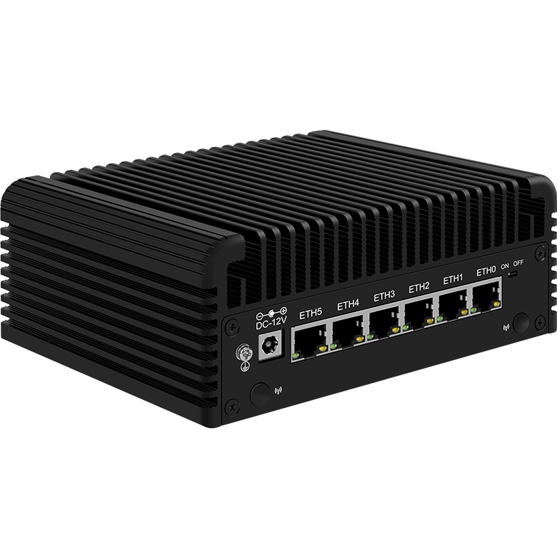 Kingnovy Top 6 LAN Firewall Router 12th Gen Intel i3 N305 N100 6x i226-V Mini PC 2 xhdmi2.1 USB3.2 typ-C pfSense Proxmox