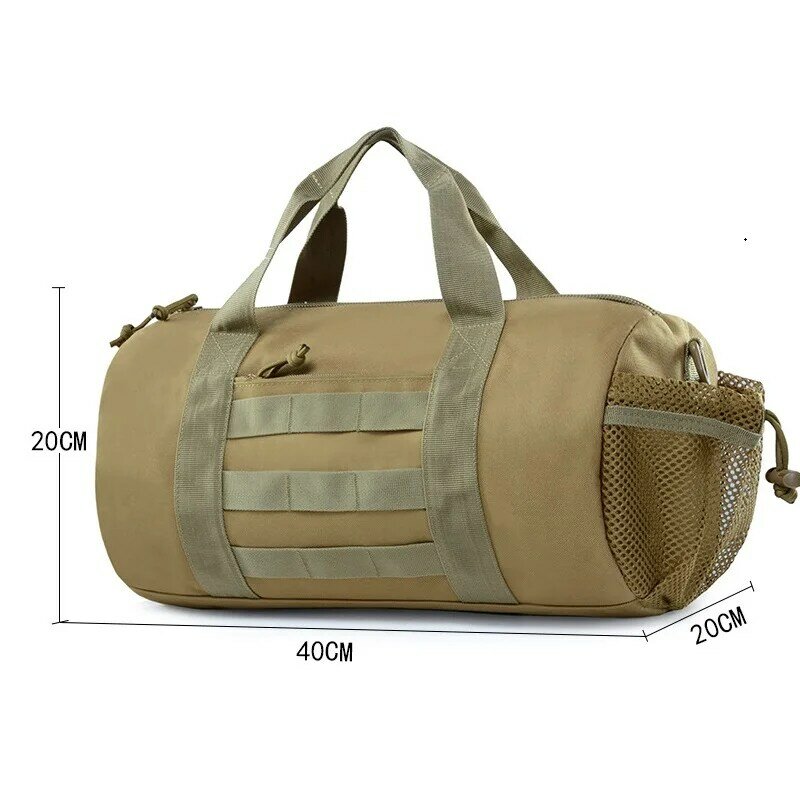 Unisex Durable 3 In 1 Shoulder Bag Portable Nylon Storage Bag Handbag Messenger Bag Size 20*20*40cm